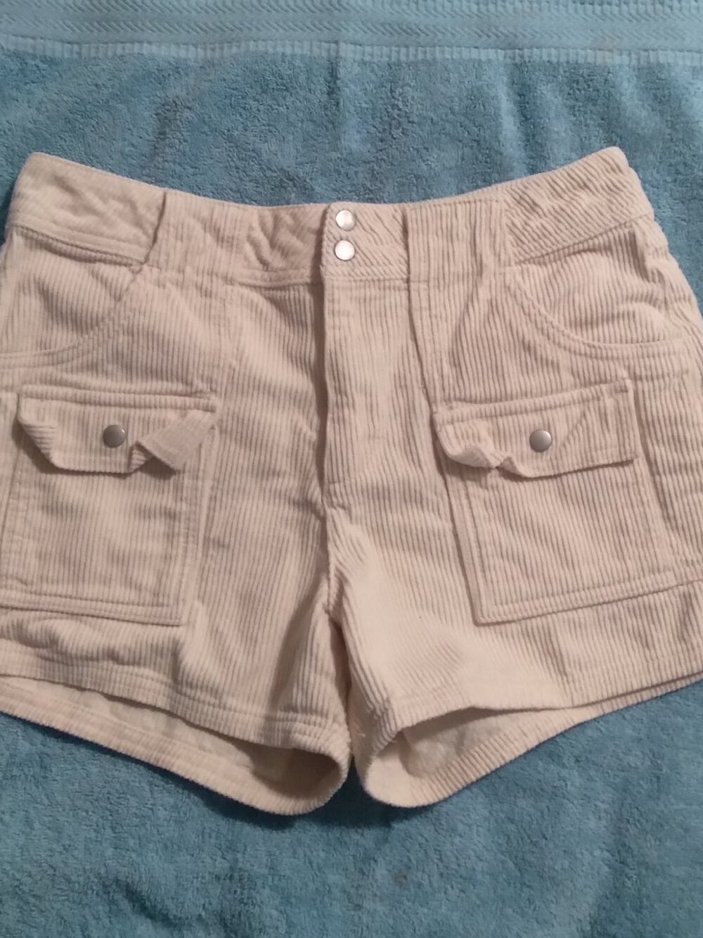 Indigo Rising Corduroy Shorts Ivory Size 5/27